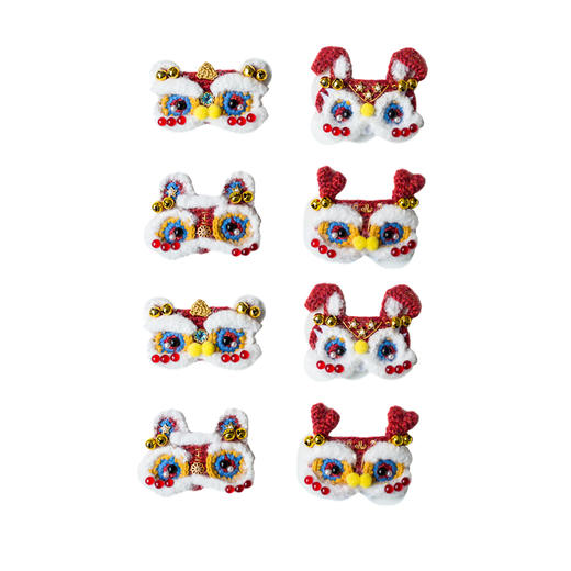 国潮发夹手工DIY编织钩针小物发饰毛线团自制材料包 商品图4