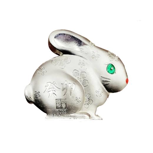 深圳国宝·玲珑兔3D立体异形纪念银章 商品图4