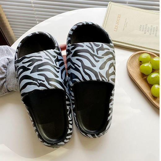 拖鞋女夏家用潮踩屎感厚底居家学生休闲防滑洗澡凉拖外穿 sr04 商品图8