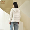 佐尔美冬季新款 气质百搭90白鸭绒连帽松紧腰羽绒服女E24YY09 商品缩略图4