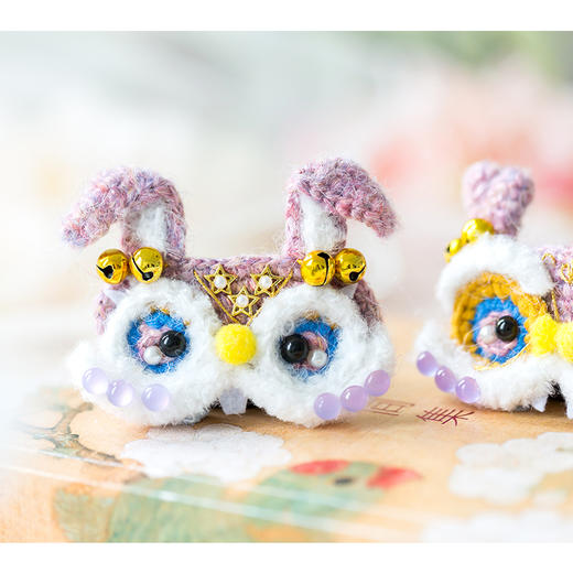 国潮发夹手工DIY编织钩针小物发饰毛线团自制材料包 商品图3