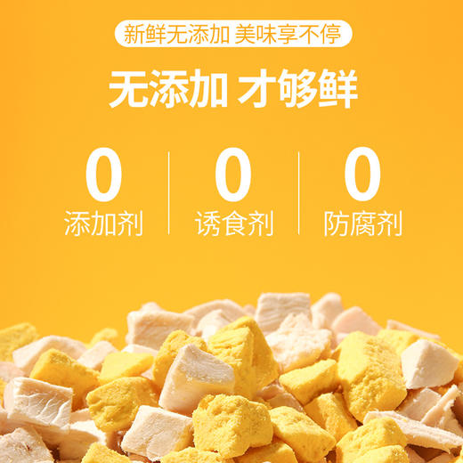 冒险与它宠物冻干零食猫零食宠物冻干鸡胸肉鸭肉粒鹌鹑小鱼干蛋黄猫零食成幼猫狗狗零食 商品图2