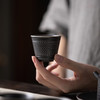 手工跳刀品茗杯陶瓷功夫茶具茶杯普洱单杯鎏银主人杯个人杯小茶碗 商品缩略图0