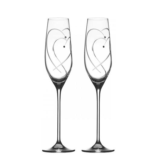 皇家道尔顿约定香槟杯-爱心双环 商品图4