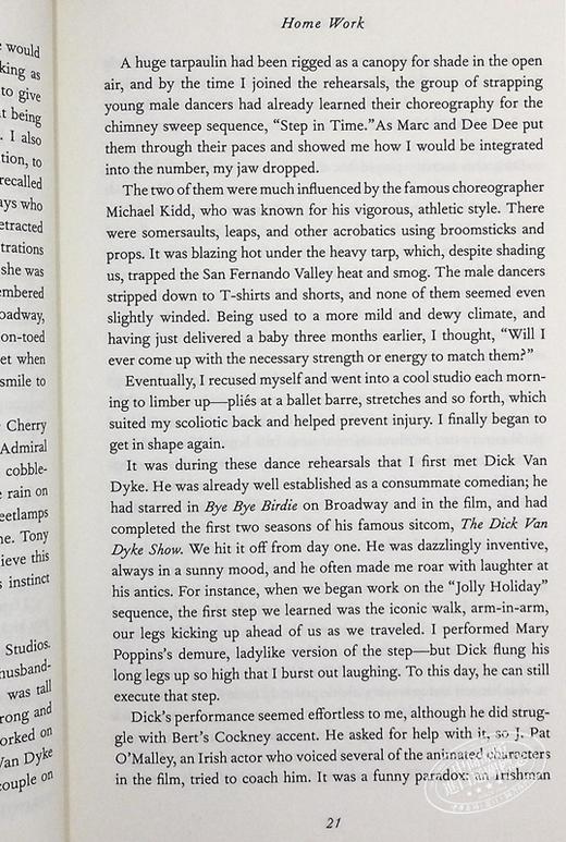【中商原版】朱莉·安德鲁斯自传 英文原版 Home Work: A Memoir of My Hollywood Years Julie Andrews 人物传记 回忆录 商品图7