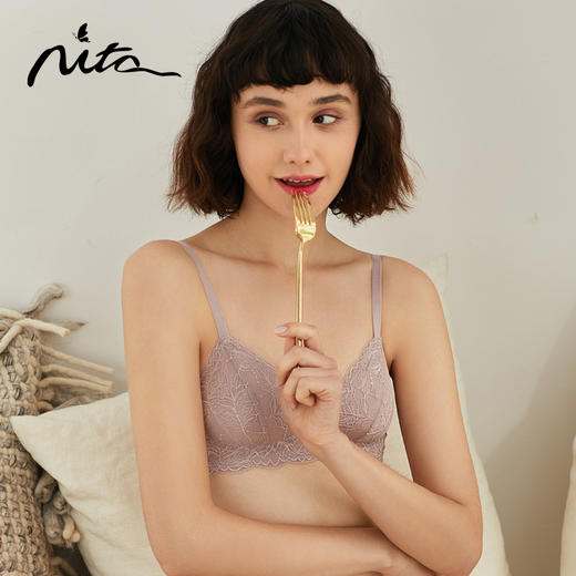 金三塔nita女真丝无钢圈性感内衣  NZF7C303 商品图0