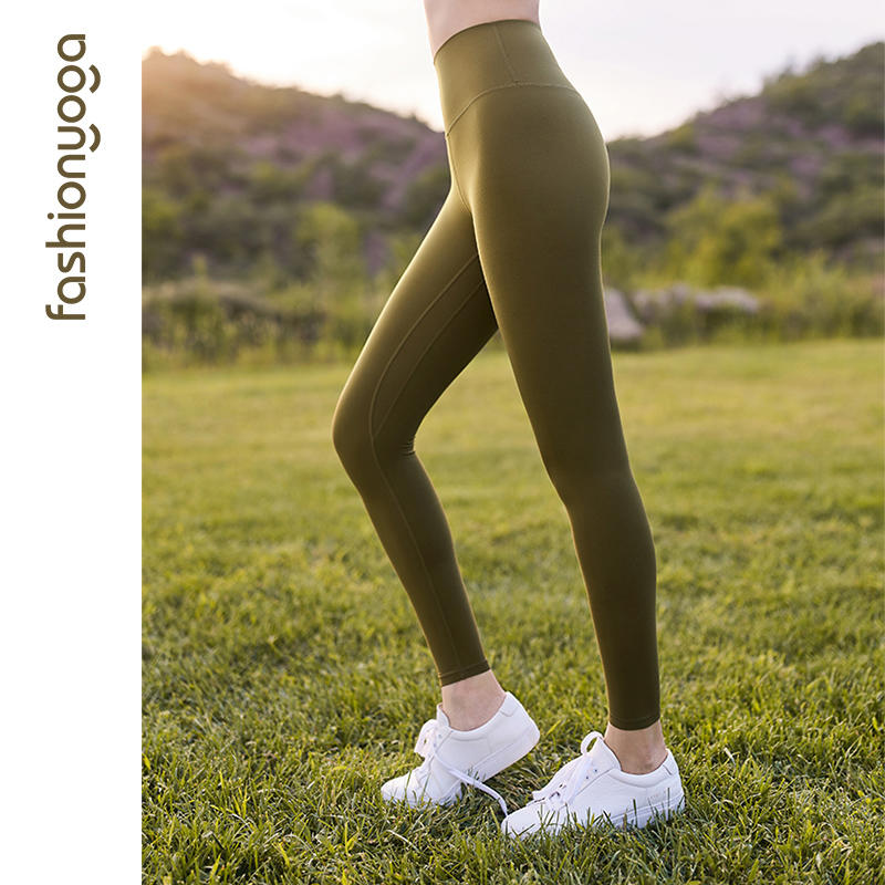 高腰高端裸感长裤FC12957