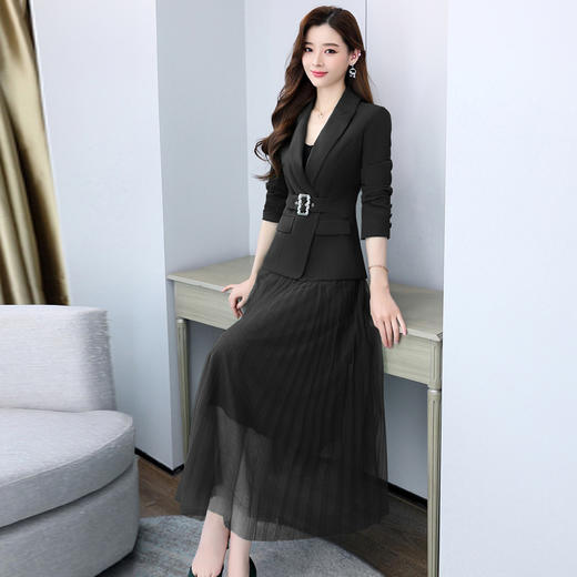 气质两件套小西装连衣裙HR-WS22939 商品图1