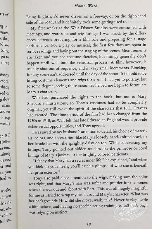【中商原版】朱莉·安德鲁斯自传 英文原版 Home Work: A Memoir of My Hollywood Years Julie Andrews 人物传记 回忆录 商品图6