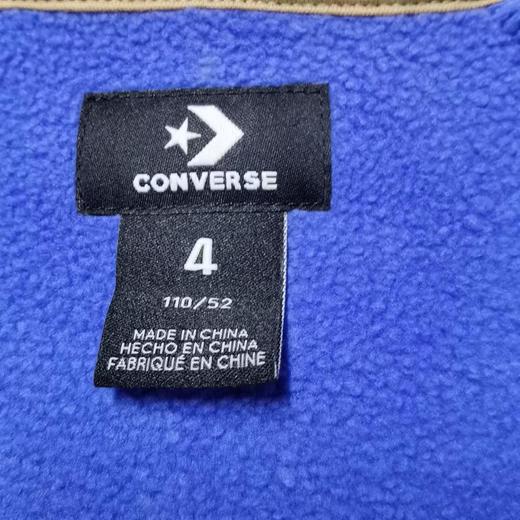 Converse匡威童衣童衣春秋冬男童加绒连帽卫衣卡通开衫外套CV2242055 商品图2