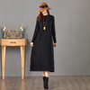 冬季宽松配大衣长款过膝毛衣裙洋气加厚内搭CC-E-3075 商品缩略图3