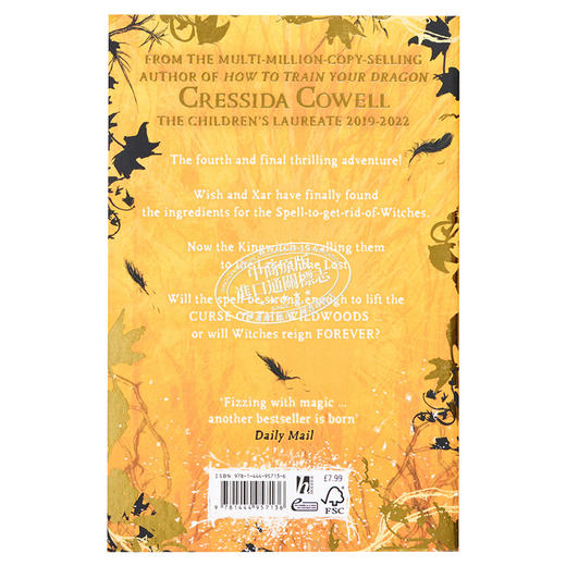 【中商原版】魔镜奇谭4 永不和永远 英文原版 The Wizards of Once Never and Forever Book 4 驯龙高手作者 Cressida Cowell 商品图1