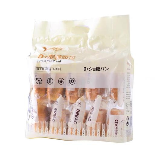 安达0+蔗糖面包400g/袋 商品图1
