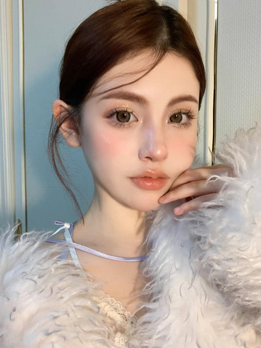 【大直径】PUFF GIRL-圣诞布丁-14.5mm【年抛0-800度 含525/575】 商品图8