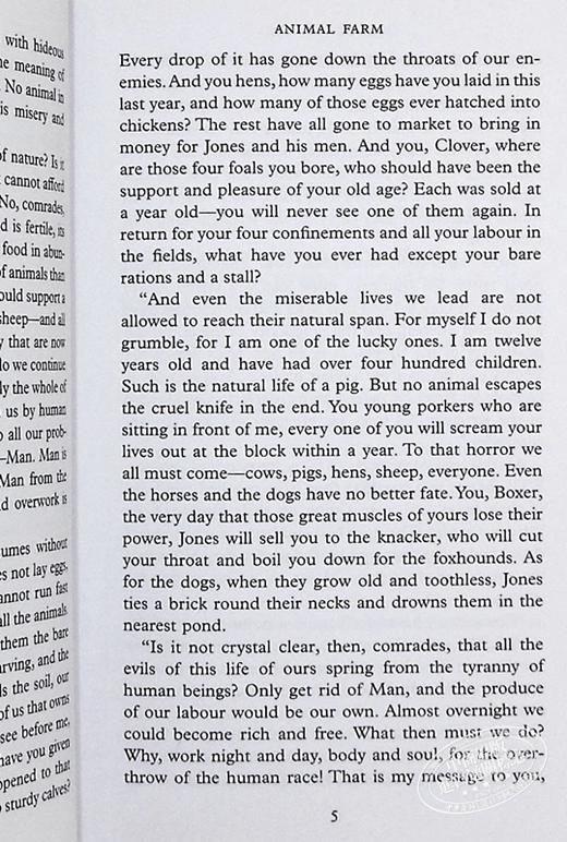 【中商原版】Collectors Library系列 动物农场  Animal Farm 英文原版 George Orwell 商品图7