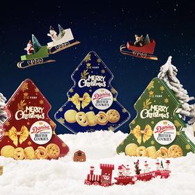 皇冠丹麦曲奇缤纷装132g/盒（红绿蓝三色随机发货）