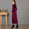 冬季宽松配大衣长款过膝毛衣裙洋气加厚内搭CC-E-3075 商品缩略图2