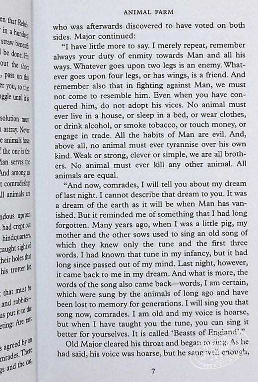 【中商原版】Collectors Library系列 动物农场  Animal Farm 英文原版 George Orwell 商品图8