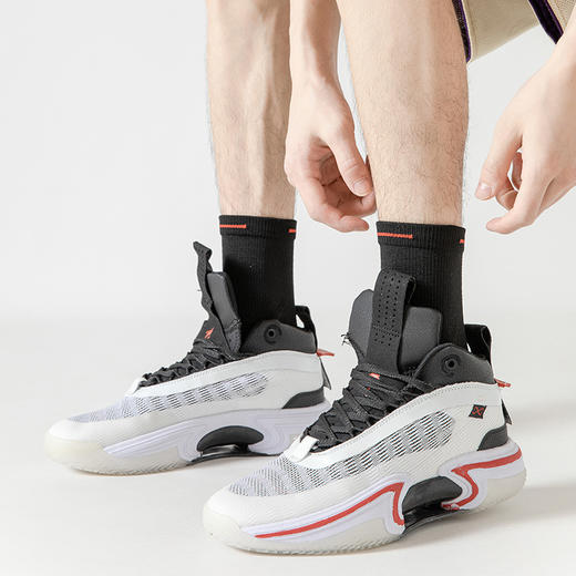 HUAPAO画跑男款中筒运动袜（3双） 商品图5