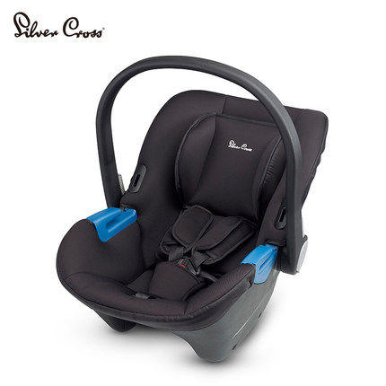 SILVERCROSS SIMPLICITY 新生儿童汽车安全座椅可手提篮式3C认证SX412.BK 商品图0