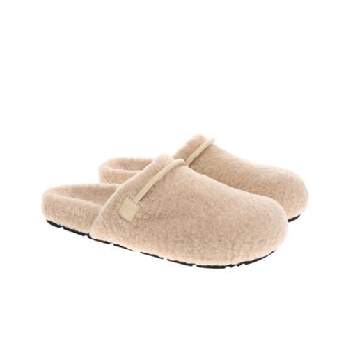 sheme《新生》系列真皮女士厚底休闲舒适羊毛糖果色拖鞋可定 商品图9