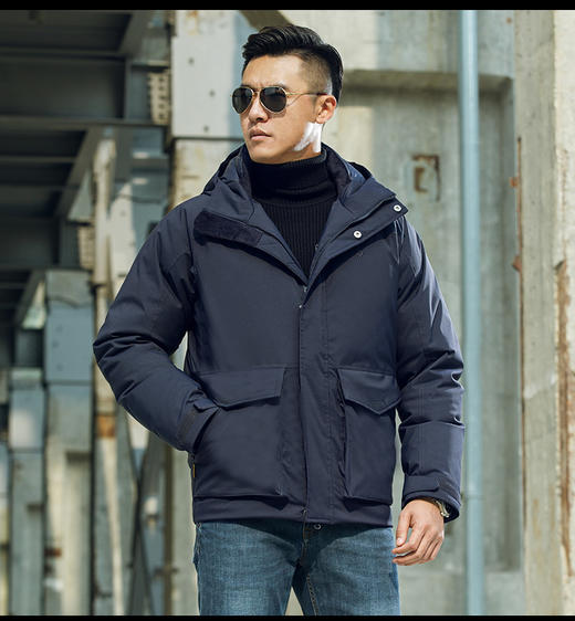 龙牙新品龙牙隐炼连帽战术羽绒服鹅绒保暖御寒户外商务休闲 商品图1