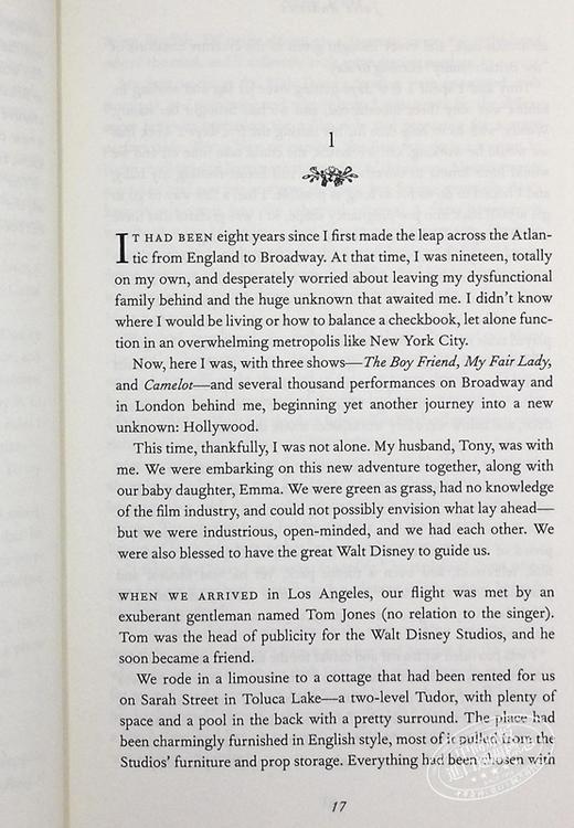 【中商原版】朱莉·安德鲁斯自传 英文原版 Home Work: A Memoir of My Hollywood Years Julie Andrews 人物传记 回忆录 商品图5