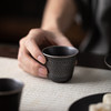 手工跳刀品茗杯陶瓷功夫茶具茶杯普洱单杯鎏银主人杯个人杯小茶碗 商品缩略图2