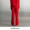 JUDYHUA 拼线条设计款直筒裤 商品缩略图2