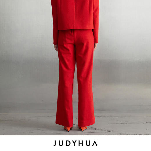 JUDYHUA 拼线条设计款直筒裤 商品图2