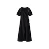 鹿向南《气质攻略》赫本风小黑裙子系带泡泡袖连衣裙女2022年夏季LXN25379 商品缩略图3