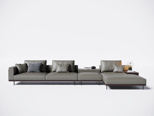 Tide Xi潮汐 组合沙发 | 更多座位，皮布面料可选，详询客服 商品图0