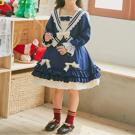 裁缝学苑 TG43-AG45洛丽塔lolita萝莉塔亲子装服装纸样切裁剪图纸 商品图3