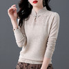 100纯羊毛本命年毛衣时尚内搭打底羊毛衫CC-108-91007 商品缩略图3