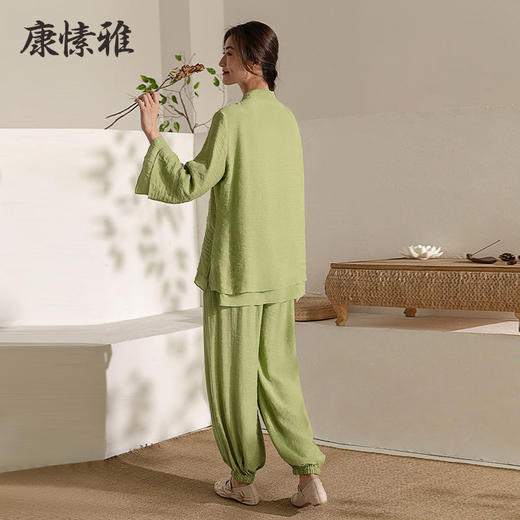 太极服女秋冬季武术练功表演太极拳练功服服装新款飘逸套装 商品图9