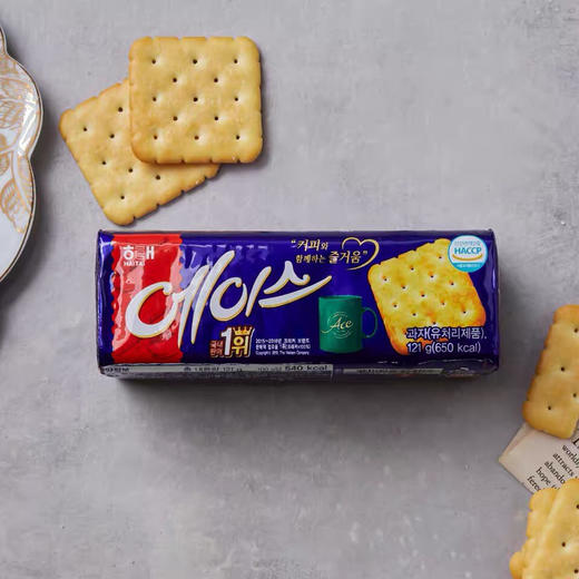 韩国人气热销No.1/海太ace饼干原味芝士苏打饼干代餐低卡酥性饼干 商品图0