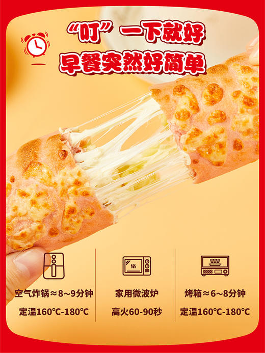 粮全其美安格斯牛肉芝士卷加热即食营养早餐100g 商品图3