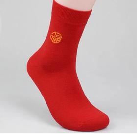 MH竹纤维男士红色袜子63055