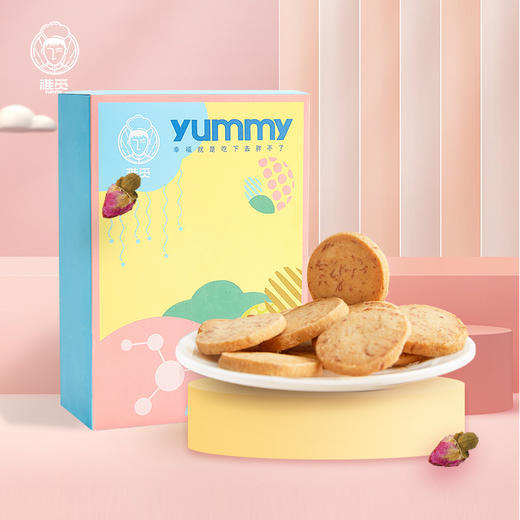 雅觅•海盐玫瑰曲奇酥280g【产地直发】 商品图0