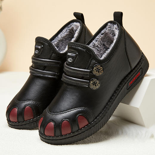 【新品新年送妈妈】棉鞋2022冬季新款女鞋加绒加厚妈妈鞋保暖棉靴 商品图2