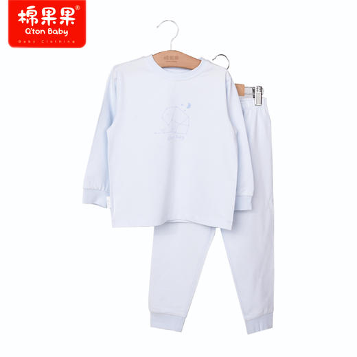 棉果果商场同款春季新品男童AAAAA(5A)级抗菌套头套装140-160尺码内衣家居服睡衣套装2件套M111302223186 商品图0