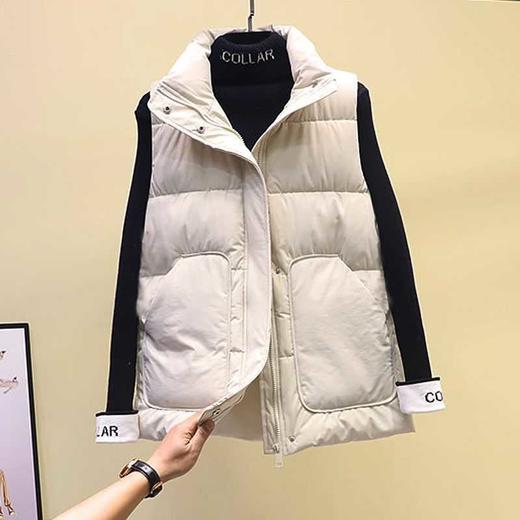 LQ-82秋冬新款宽松背心韩版坎肩外套 商品图2