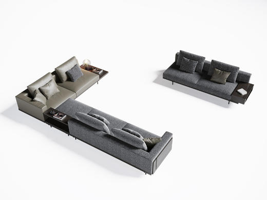 Tide Xi潮汐 组合沙发 | 更多座位，皮布面料可选，详询客服 商品图3