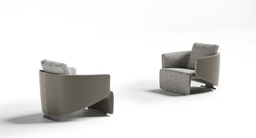 Tide Xi潮汐 休闲椅 | 皮布面料可选，详询客服 商品图0