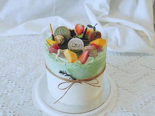 动物性淡奶油系列（彼岸系列）英国进口纯动物奶油生日蛋糕0133【加高款】 商品图1