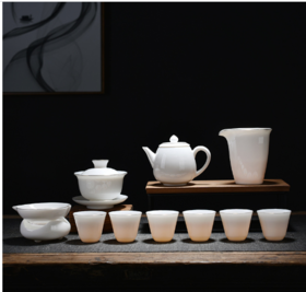 白瓷功夫茶具