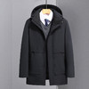 2022冬季新款中老年羽绒棉服连帽男中长款爸爸装加厚休闲中年外套WMM-9902 商品缩略图1