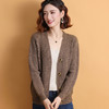 FCY YS86119针织开衫宽松慵懒麻花外套纽扣针织衫 商品缩略图3