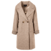 欧芮儿驼色翻领毛呢外套女冬装2024年时尚气质简约慵懒风长款大衣 商品缩略图3