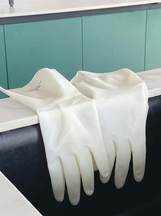 【丁腈  家务手套】加厚型 穿脱自如 防滑纹理 33*10cm 商品图2